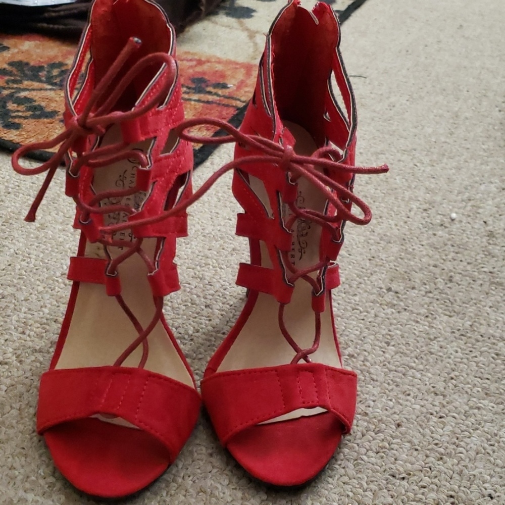 Charles albert size 6 strappy heels